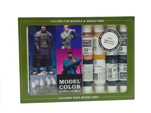 Model Color Paint Set - WWII German Colors