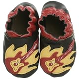 Robeez Infant/Toddler Guitar Slip-On,Black,0-6 Months (US Infant 0-3 M)