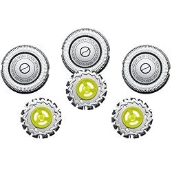 Norelco HQ167 Advantage electric shaver heads.