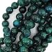 10mm blue azurite malachite round beads 16" strand