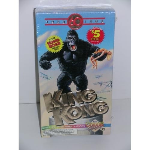 Amazon.com : "King Kong" 1933 Color Enhanced Version VHS : Other ...