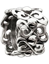 Chamilia Sterling Silver Heart to Heart Bead Charm