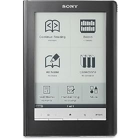 Sony PRS600 Reader Touch Edition Portable eBook reader with 6" touchscreen Black