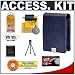 Search Our Specialty Mall : Canon PowerShot PSC-1000 Deluxe Leather Case (Blue) + Accessory Kit for SD1100 IS, SD1000, SD770 IS, SD600, SD400 Digital Cameras
