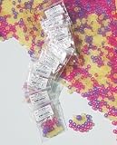 Solar Pony UV Beads, 20 small packs of 19 color-changing beads (in total 380 beads) for craft making, birthday goody and science class.