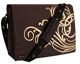 17 Laurex Notebook/Laptop/Messenger Bag (Brown)