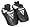 BabyDops Infant Tuxedo Shoes, Size S 0-6 months