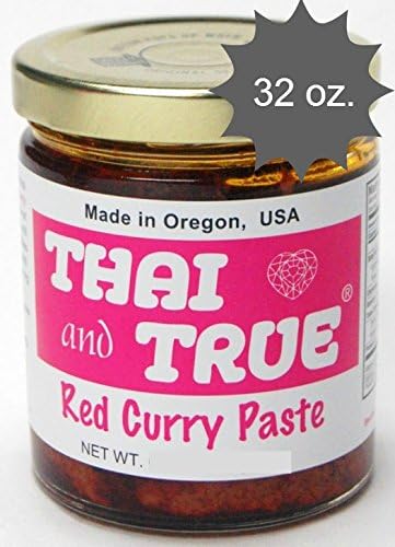 Thai &amp; True Curry Paste, Red - 32 Oz.