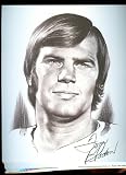 1974 Tom Bladon Philadelphia Flyers Lithograph