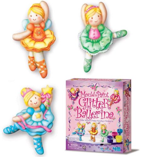 Childrens Toyshop  Toys : Mould & Paint - Ballerina