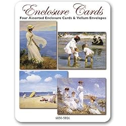 Beach/ Tranquility - Set of Four Assorted Gift Cards and Vellum Envelopes