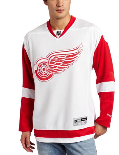 NHL Detroit Red Wings Premier Jersey, White, Small On Sale