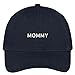 Trendy Apparel Shop Mommy Embroidered Soft Brushed Cotton Low Profile Cap - Navy