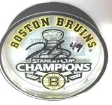 Autographed Rich Peverley Puck - Bruins Stanley Cup acrylic - Autographed NHL Pucks