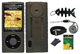 Smoke Silicone Case Skin Cover + LCD Screen Protector + Belt Clip + Adjustable Armband + Lanyard + Fishbone Keychain for Apple iPod Nano 5th Generation 5G, 8GB,16GB Series Bundle Kit Set 51zgMgIJFnL. SL160 Smoke Silicone Case Skin Cover + LCD Screen Protector + Belt Clip + Adjustable Armband + Lanyard + Fishbone Keychain for Apple iPod Nano 5th Generation 5G, 8GB,16GB Series Bundle Kit Set