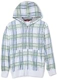 Unionbay Boys 8-20 Stinger Full Zip Hoodie,White,Medium