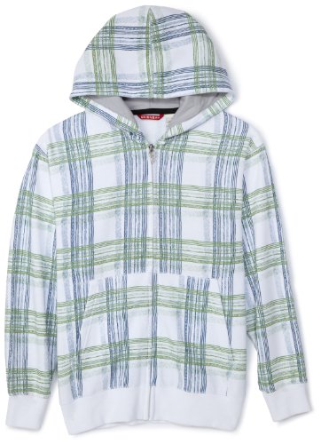 Unionbay Boys 8-20 Stinger Full Zip Hoodie - White - Large