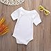 Baby Girls Daddys Other Chick Funny Short Sleeve Bodysuit(0-6M) White