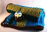 Crochet Pattern, baby blanket and amigurumi owl soft toy (Baby Blankets)