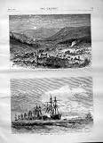 1870 Battlefield Woerth French Ships Heligoland War