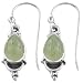 Gorgeous Tourmaline 925 Sterling Silver Teardrop Dangle Earrings