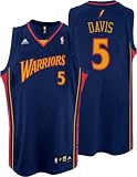 Baron Davis Golden State Warriors Navy Swingman Adidas NBA Jersey