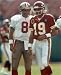 JOE MONTANA KANSAS CITY CHIEFS & STEVE YOUNG SAN FRANCISCO 49ERS 8X10 SPORTS ACTION PHOTO