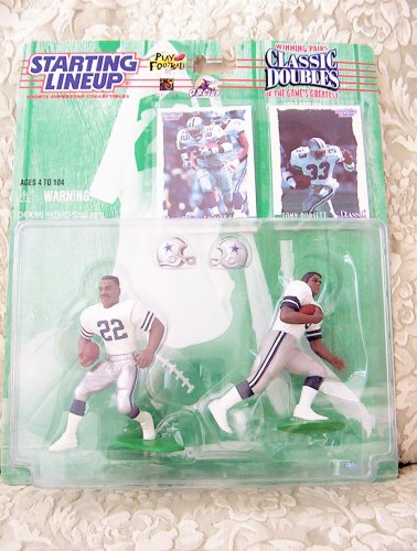1997 NFL Starting Lineup Classic Doubles - Emmitt Smith & Tony Dorsett - Dallas Cowboys