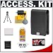  : Canon PowerShot PSC-1000 Deluxe Leather Case (Grey) + NB-4L Battery + Accessory Kit for SD1100 IS, SD1000, SD600, SD400 Digital Cameras
