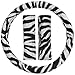 BDK White Zebra Seat Covers & Floor Mats Set Fur Print Complete - Full Set, Universal Fit