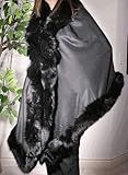 IMAGE OF Pashmina Shawl with Fur