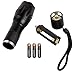 Moobom XM-L T6 2000 Lumens,5 Adjustable Modes Zoomable LED Tactical Flash light Torch Lamp Aluminum LED Flashlight Lighting Lamp with Battery