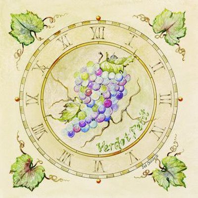 Time for Verdot Petit von Deb Collins, 21x21