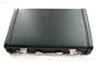 Mini leather briefcase style business / credit card holder case - black