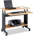 Safco 1926MO 35" Wide Adjustable Height Workstation, 19-3/4d x 33h, Oak PVC Top