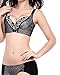 ETOSELL Women Push Up Underwire Padded Up Embroidery Lace Bra Brassiere Black36B