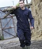 Dickies Redhawk Stud Front Coverall Navy M