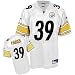 NFL Equipment Pittsburgh Steelers Willie Parker Youth Replica White Jersey