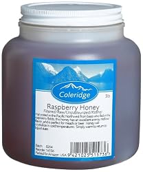 Coleridge Brewing Honey, Raspberry, Raw, Unpasturized, 3-Pound Tub
