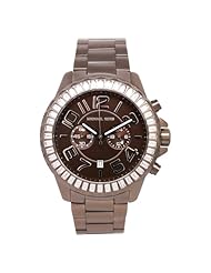 Michael Kors Womens Brown Tone Stainless Steel Link Bracelet Quartz Chronograph Brown Dial MK5592