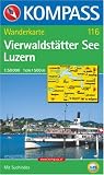 Vierwaldst�tter See - Luzern 1 : 50 000: Wanderkarte - 
