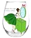 Cougar in Zebra's Clothing Stemless Glass