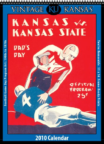 Vintage Kansas Jayhawks 2010 Football Program Calendar