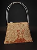 Trapeze Bag Mayan Writings in Ivory