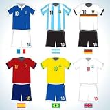 Football Shirts:brazil,germany,argentina,spain,uk,france - 24