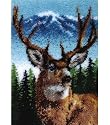 Caron Latch Hook Kit 20 Inch x30 Inch - Deer