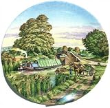 Click for more about Royal Worcester Romance of Waterways Plate The Meeting - .