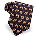 Ancient Camels Repeat by Museum Artifacts navy blue silk ties
