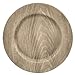 Faux Wood Charger Plates (Gray)