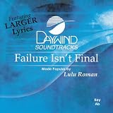 Failure Isnt Final [Accompaniment/Performance Track]
